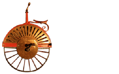 Détail de l'un des vélocipèdes