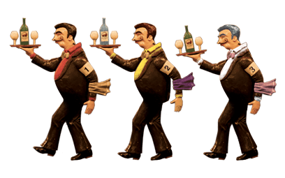 Jeu des Garçons de café