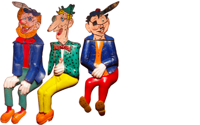 Jeu de massacre représentant les Pieds Nickelés