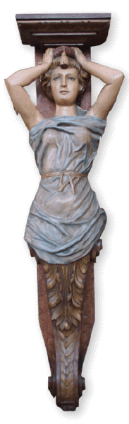 Détail d'une cariatide